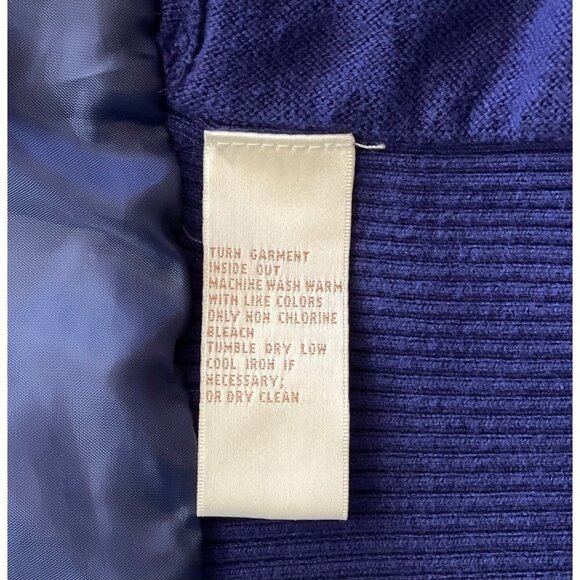 EP PRO Women's Soft Shell Bomber Golf Jacket Large Cobalt Quilted Zip Sportswear - Picture 9 of 10